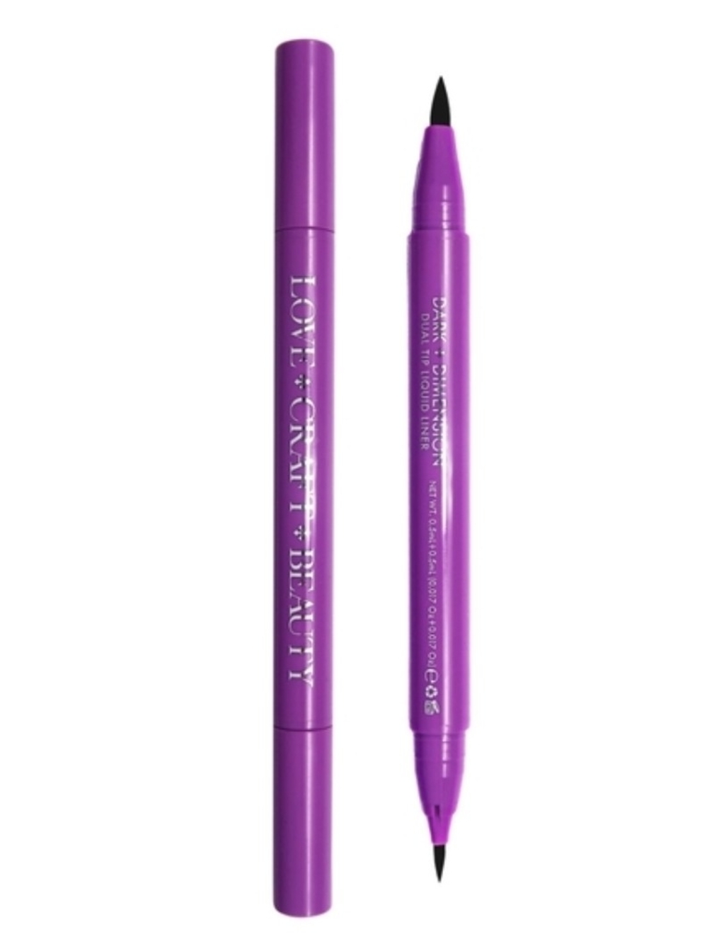 Love Craft Beauty Dual Tip Liquid Liner Satin Matte Black